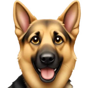 German Shepherd sticker