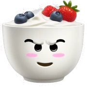 Yogurt bowl  sticker
