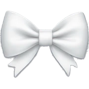 white bow sticker