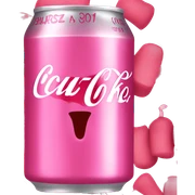 pink diet coke sticker