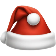 Santa hat sticker