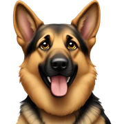 German Shepard  sticker