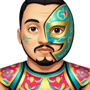 Luchador sticker