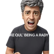 grey haired boy meme sticker