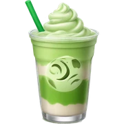 Iced matcha latte  sticker