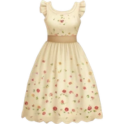 Pretty Cottagecore dress sticker