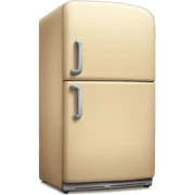 Beige fridge sticker