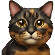 tortoiseshell cat sticker