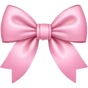 Baby pink bow sticker