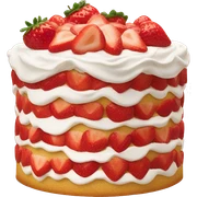 Strawberry shortcake cake  sticker