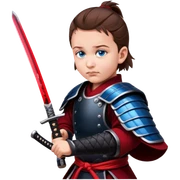 Fierce Samurai sticker