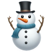 snowman sticker