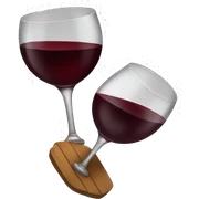 Red wine sticker