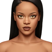 portrait of a girl with jewelry sticker