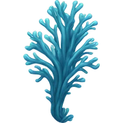 tall blue seaweed sticker