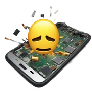 Exploding smartphone  sticker