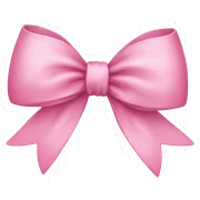 Bow pink sticker