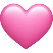 Pink heart sticker