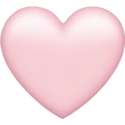 Light pink heart  sticker