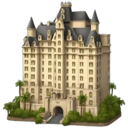 Hollywood tower hotel sticker