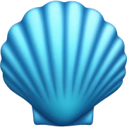Shell blue sticker