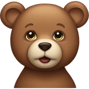 Teddy bear sticker