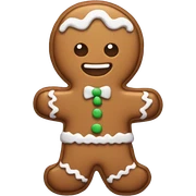 gingerbread cookie sticker
