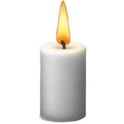 candle  sticker