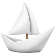 Full White Paper boat sticker