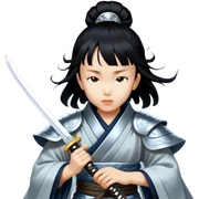 Moonlit Samurai sticker