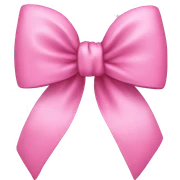 pink bow sticker