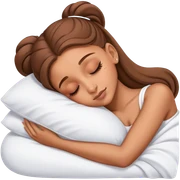 Ariana Grande sleeping sticker