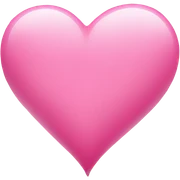 Pink heart  sticker