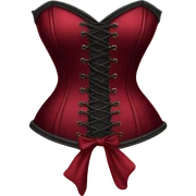 Red wine Corset  sticker