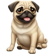 Pug sticker