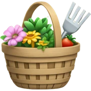 gardening basket sticker