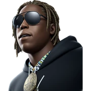 mysterious boy in sunglasses sticker