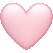 Light pink heart sticker