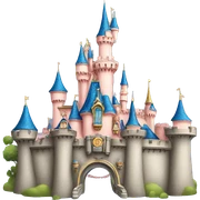 Disneyland Paris castle sticker