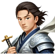 Moonlit Samurai sticker