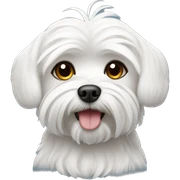 maltese dog  sticker