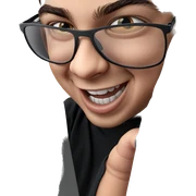 smiling boy with sunglasses sticker