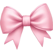 Light pink bow sticker