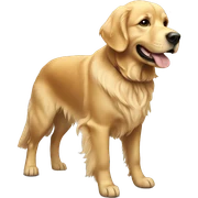 Golden retriever sticker