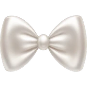 pearl bow sticker