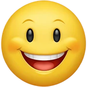 Smiley face sticker