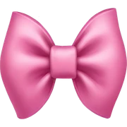A cute bow sticker