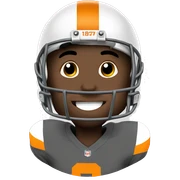 Tennessee Volunteers football sticker