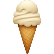beige icecream sticker