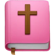 Pink bible sticker